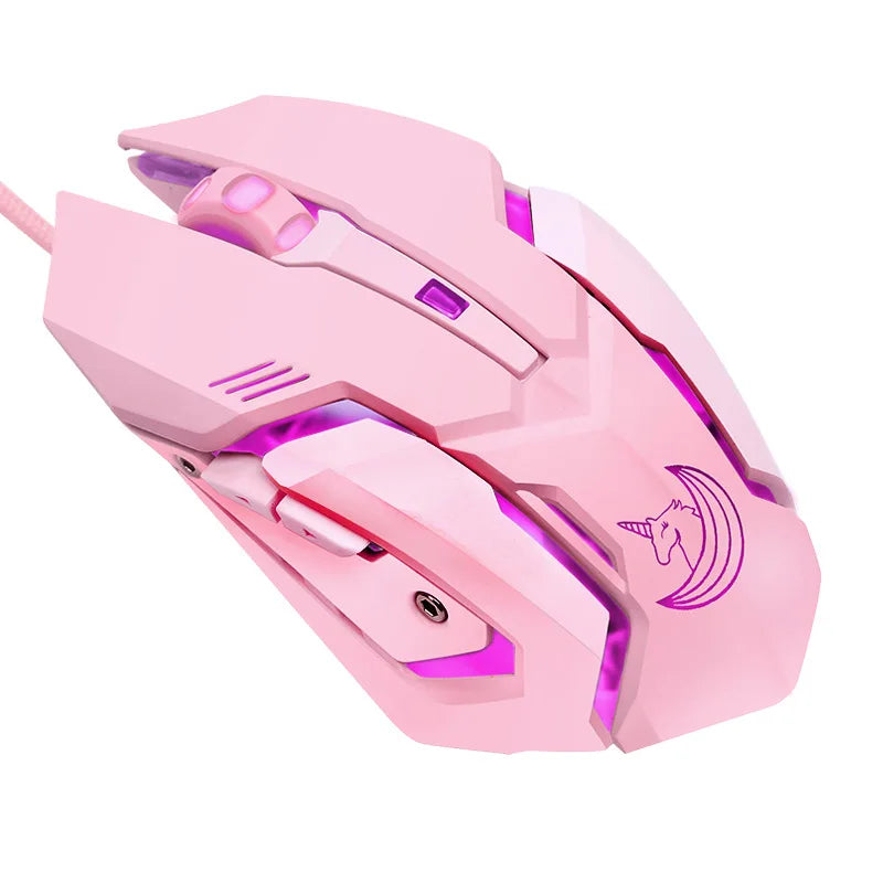 pink gaming mouse|primemart.nz/