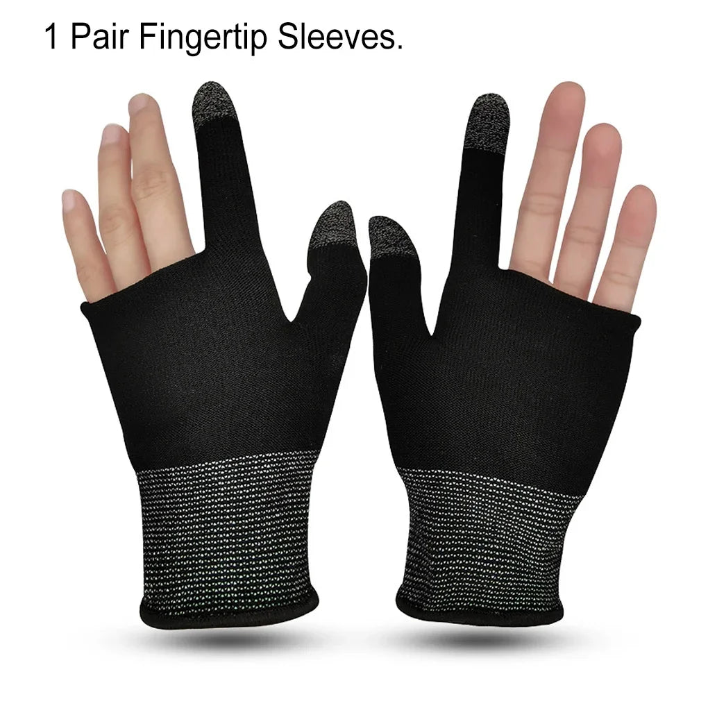 2pcs finger thumb sleeve gloves for gamer|primemart.nz/