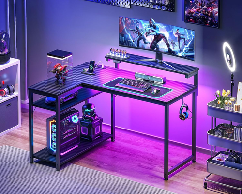 l shaped gaming desk|primemart.nz/